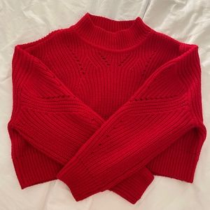 Red Knit Sweater